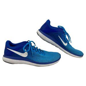 Nike Blue Athletic Flex 2016 Run Sneakers | Size 9.5
